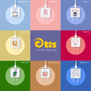Vỏ Bọc Bảo Vệ Sạc Điện Thoại Iphone, Bảo Vệ Bộ Chuyển Đổi, Phụ Kiện Củ Sạc Hoạt Hình Dễ Thương - Otis Shop