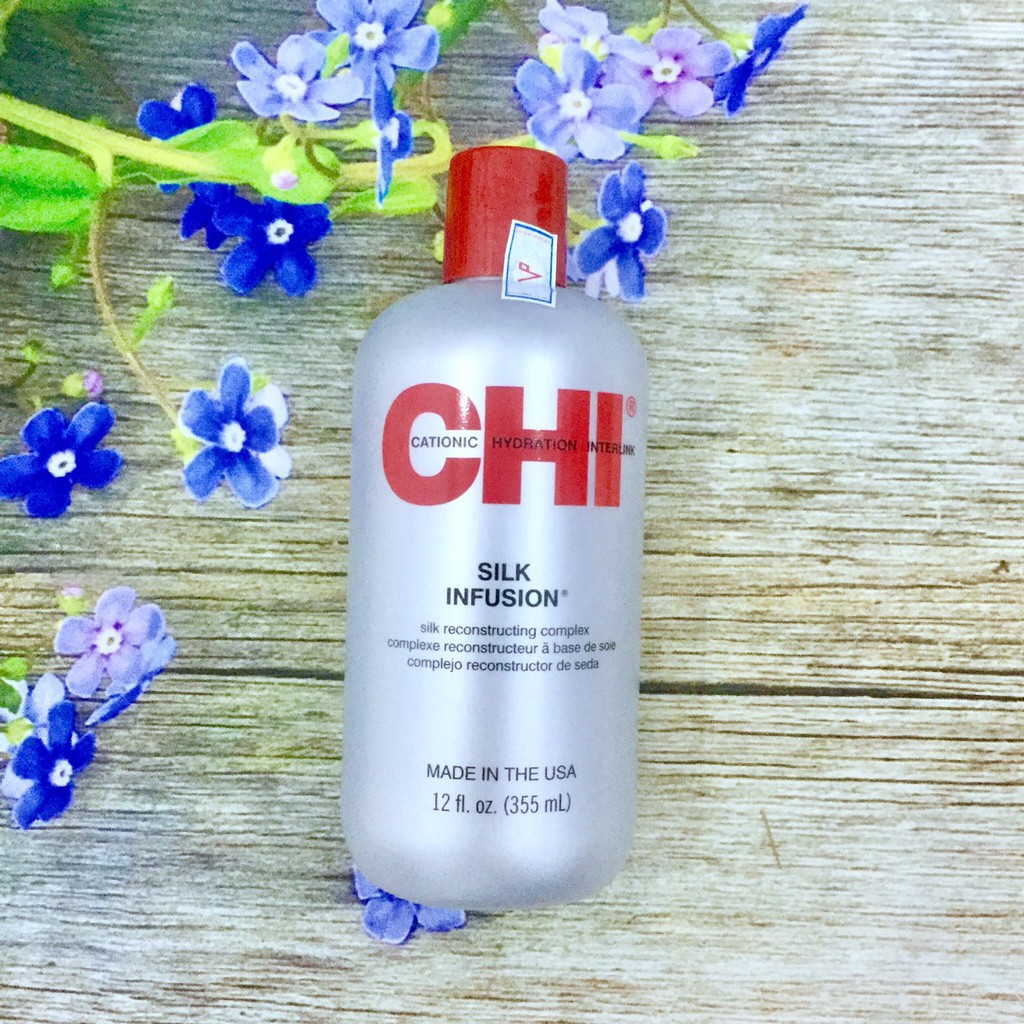 Tinh dầu dưỡng tóc CHI Silk Infusion 355ml