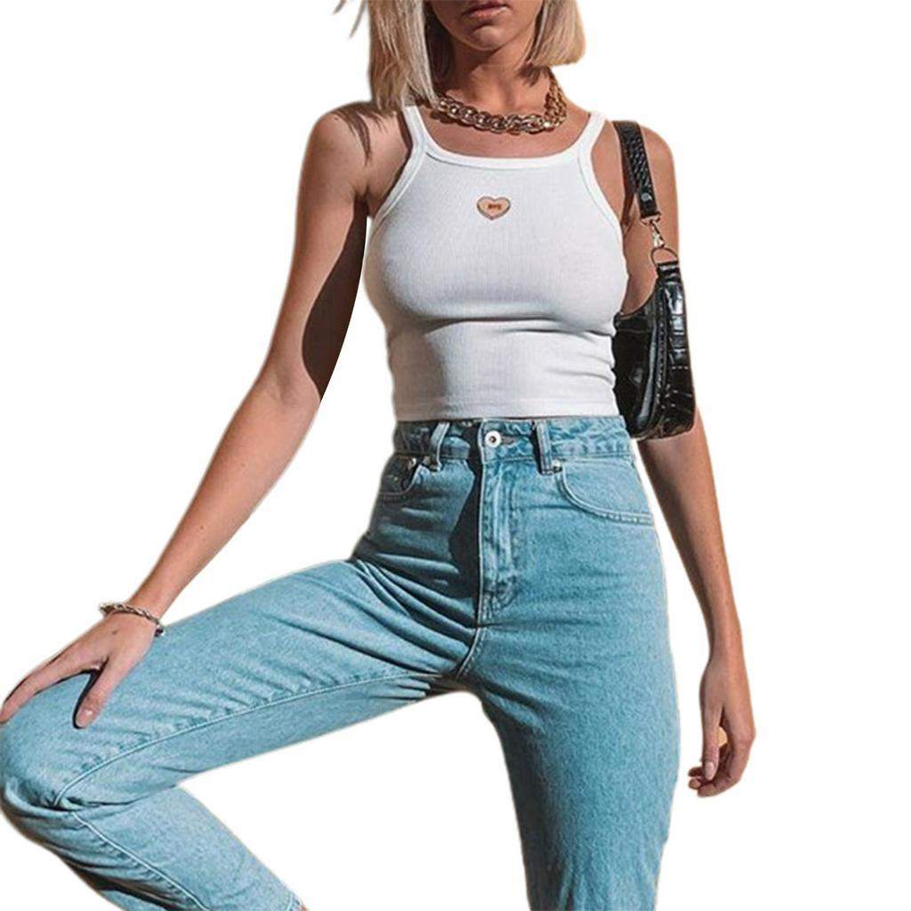 Áo Thun Lửng Không Tay Thời Trang Dành Cho Nữ