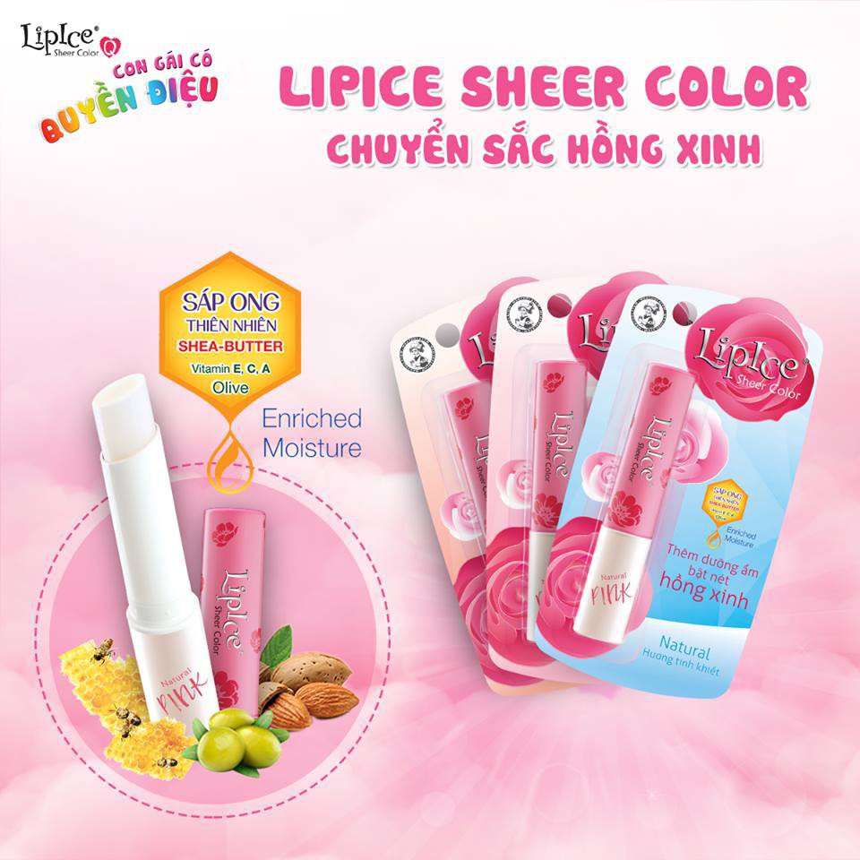 ✅ (CHÍNH HÃNG) Son dưỡng Lipice Sheer Color 2.4g