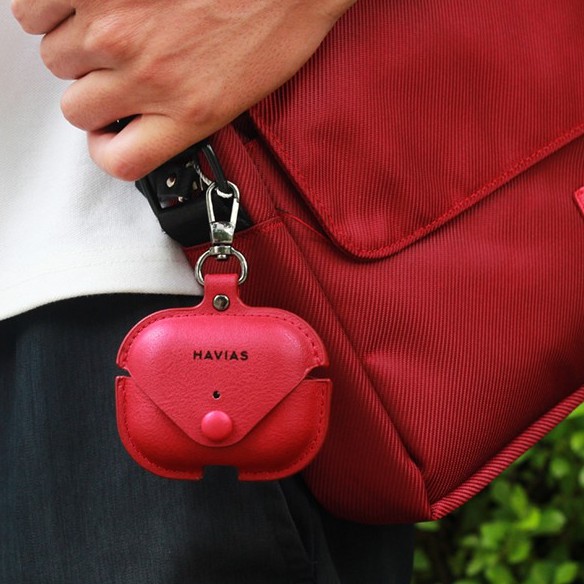 HAVIAS case airpod pro thiết kế thông minh da bò Vachetta Premium nhập khẩu 100%