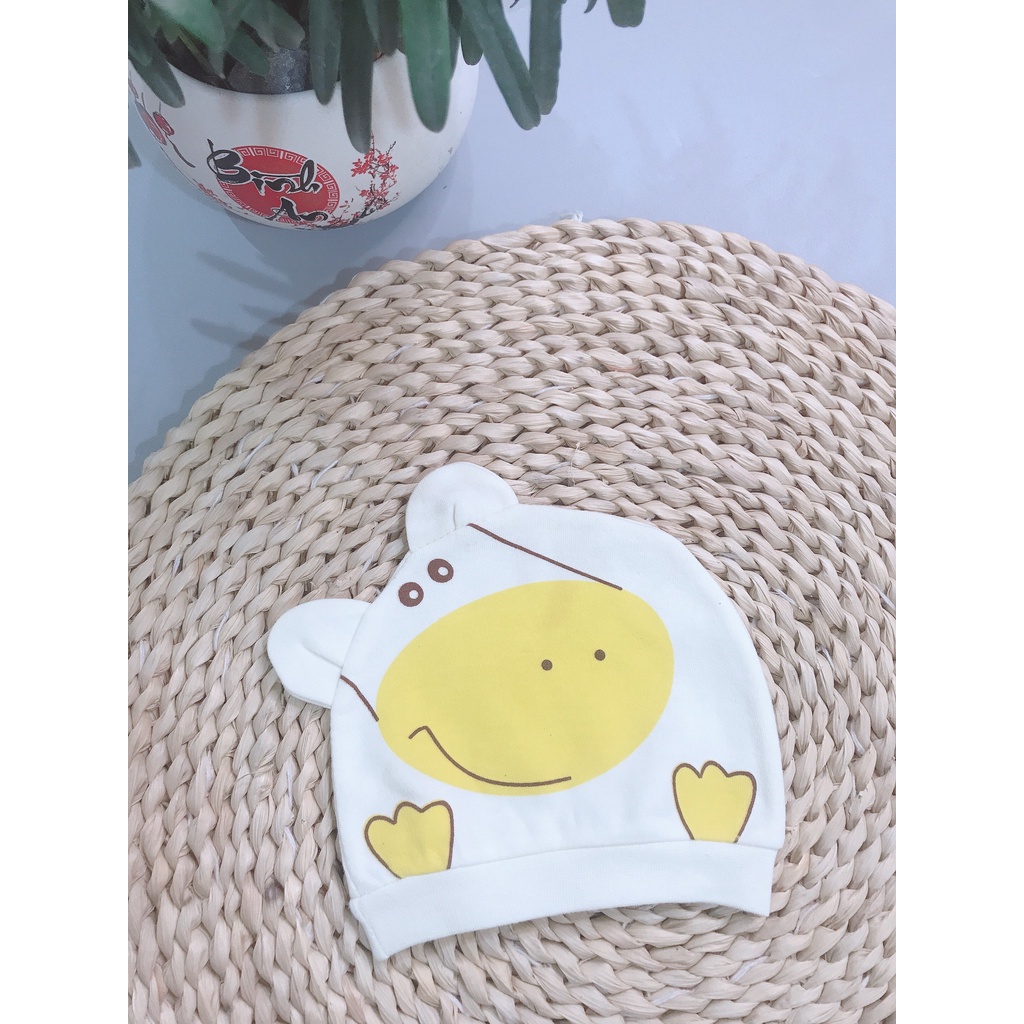 Mũ cotton Sơ Sinh Cho Bé dưới 3 tháng