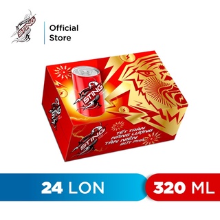 Sting đỏ 24 lon/Thùng 320ml Chang's Food