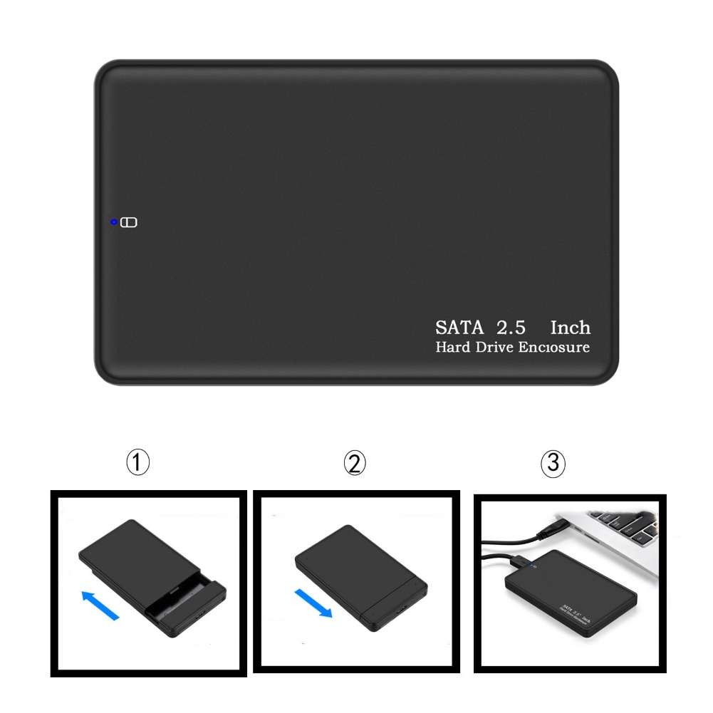 Hộp Đựng Ổ Cứng Ngoài Ms Usb 3.0 2.5inch Sata Hdd Ssd Cho Máy Tính