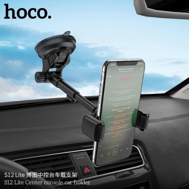 Đỡ điện thoại trên ô tô cao cấp Hoco S6 lite