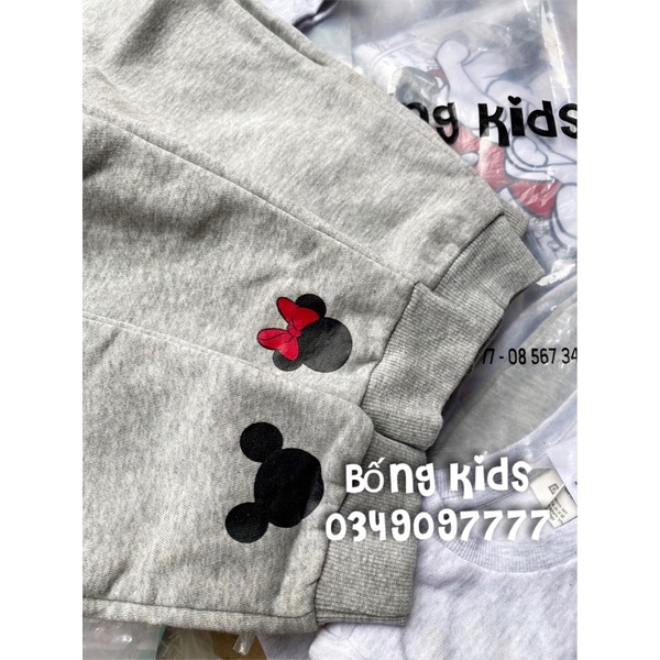 Bộ Nỉ Bé Trai &amp; Bé Gái Hoạ Tiết Delta