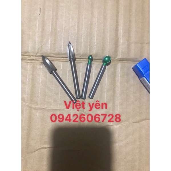 combo mũi phá lũa tạo hình sản phẩm gỗ cốt 6 ly