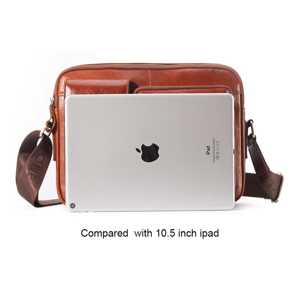 Túi đeo chéo đeo vai nam 100% da bò thật cao cấp phong cách châu âu