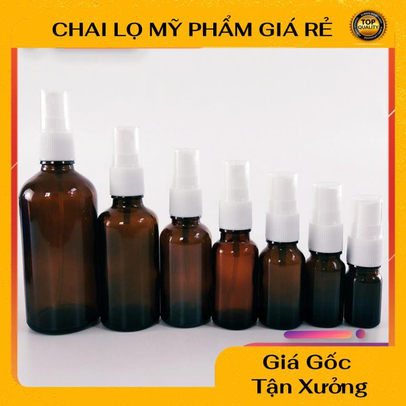 [RẺ VÔ ĐỊCH] Chai xịt phun sương thủy tinh 15ml,20ml,30ml , chai lọ thủy tinh , chai lọ mỹ phẩm , chai chiết nước hoa