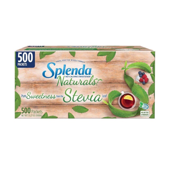 Đường ăn kiêng Splenda Stevia Naturals (20 gói) của Mỹ