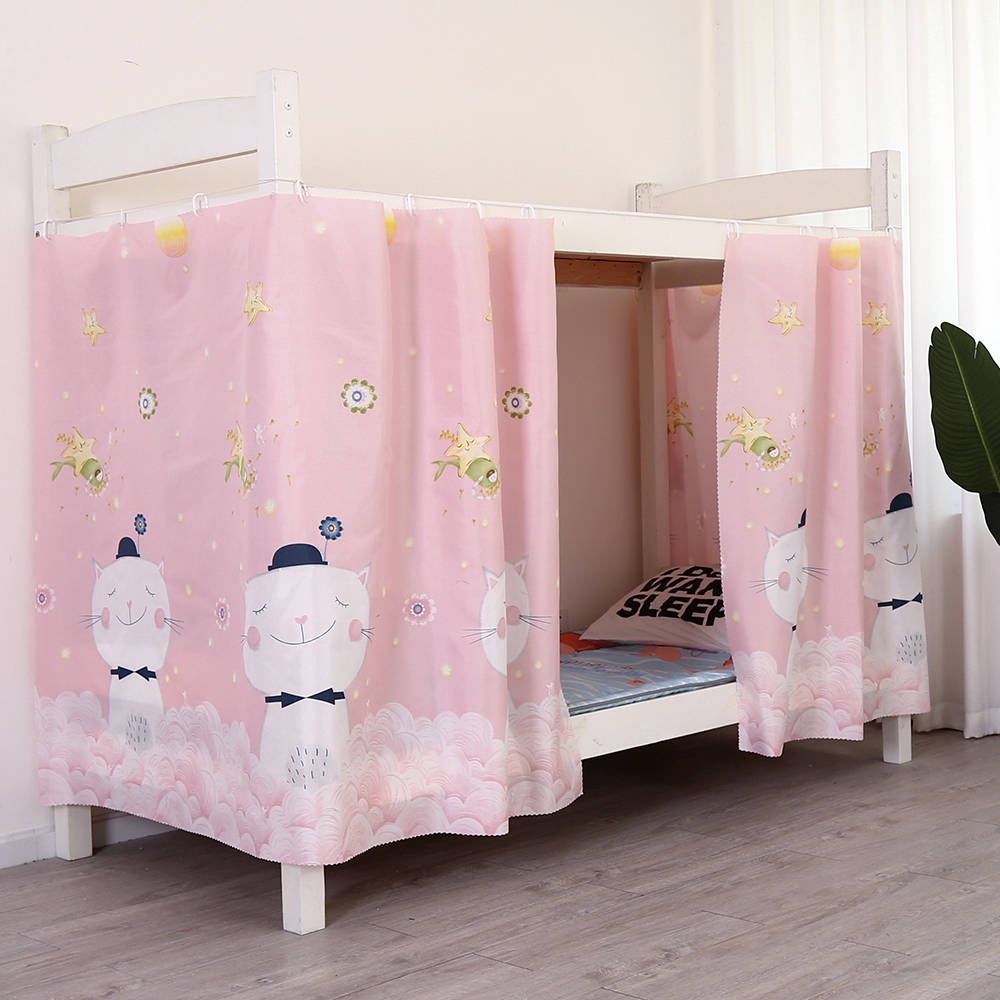 Rèm Treo Giường Ngủ Ký Túc Xá Chất Liệu Thoáng Khí