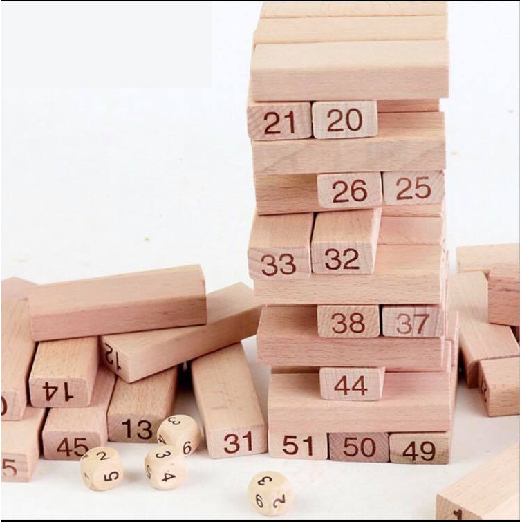 ĐỒ CHƠI DOMINO RÚT GỖ CHO BÉ THÔNG MINH