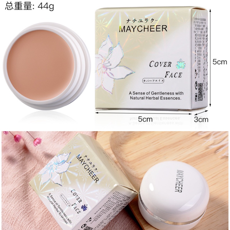 [Hàng mới về] Kem che khuyết điểm MAYCHEER che phủ quầng thâm mụn và chống thấm nước lâu trôi