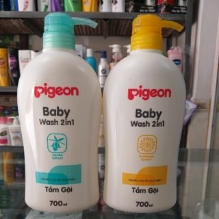 Tắm gội Pigeon jojoba 700ml. Tắm gội Pigeon sunflower 700ml