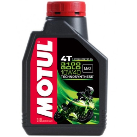 Nhớt xe số Motul 3100 Gold 4T 10w40 800ml- Hàng chính hãng