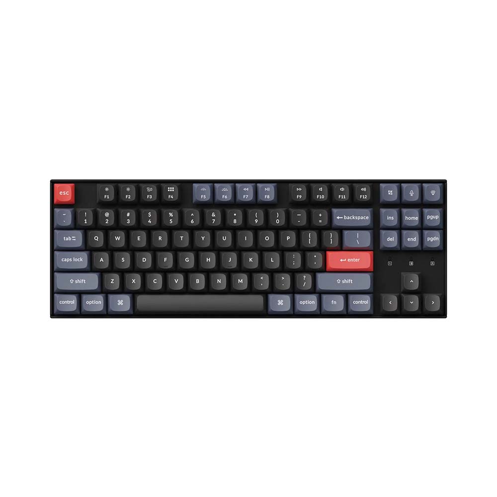 Bàn phím cơ TKL không dây Keychron K8 Pro White Led HotSwap Gateron G Pro Switch Red / Blue / Brown