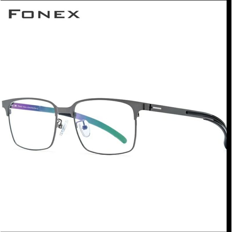 Gọng kính cận, Kính giả cận uv nam nữ Fonex chính hãng Mỹ ( Có hình thật)