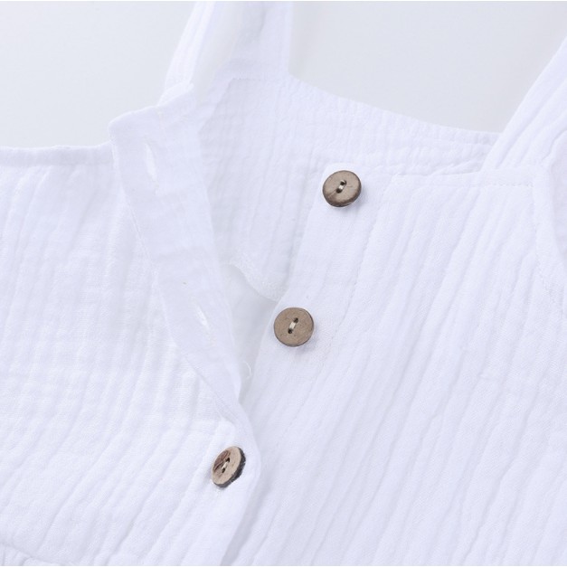 Bộ quần short áo ba lỗ cho bé gái