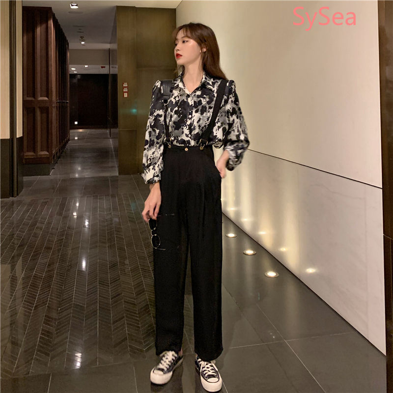 Áo Sơ Mi Voan Tay Dài Dáng Rộng In Họa Tiết Trẻ Trung Phong Cách Retro Cho Nữ | BigBuy360 - bigbuy360.vn