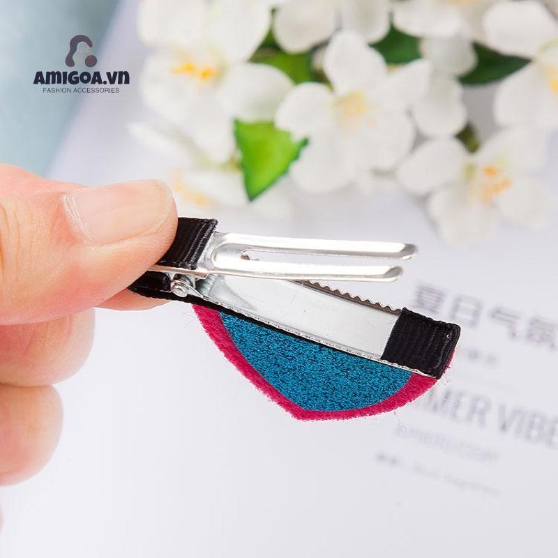 Kẹp Tóc Tai Mèo Ba Chiều Đính sequin Dễ Thương Cho Bé