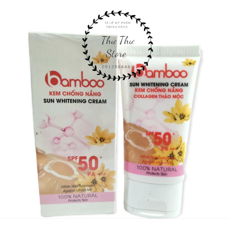 Kem Chống Nắng BamBoo Collagen Thảo Mộc