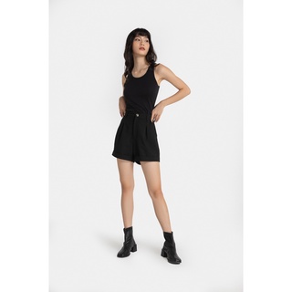 Quần short Maybi khaki đen