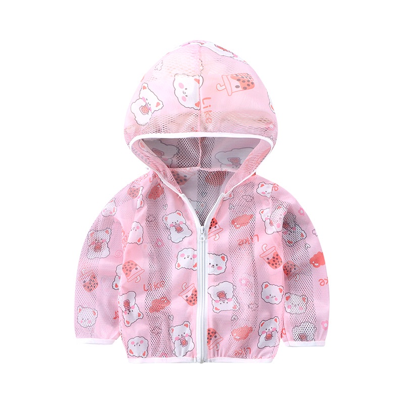 Áo Khoác Chống Nắng Siêu Nhẹ Thoáng Khí Thời Trang Mùa Hè Hàng Mới Dành Cho Trẻ Em