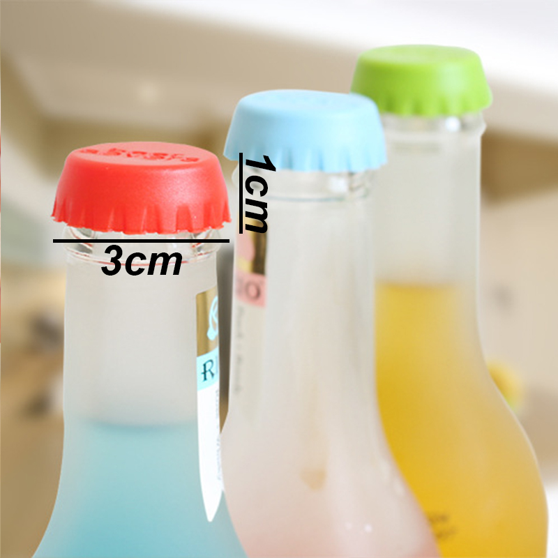 Set 6 nắp đậy ANAEAT bằng silicon bảo quản chai bia rượu