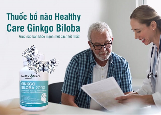 ☘️[HSD 07/2023] Bổ não Healthy Care Ginkgo Biloba 2000mg của Úc 100 viên