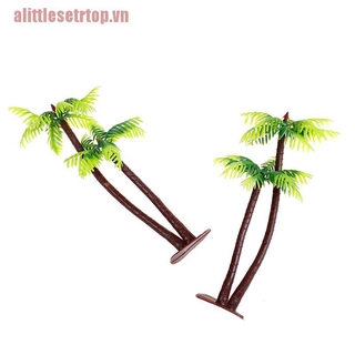 Cây Dừa Nhựa Mini Trang Trí Bể Cá