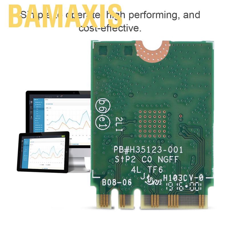 Thẻ Mạng Bamaxis Cho Lenovo Intel3165 Dual Band Band-Ac 3365 Bw Ngff/M2 433m+bluetooth 4.2 802.11ac