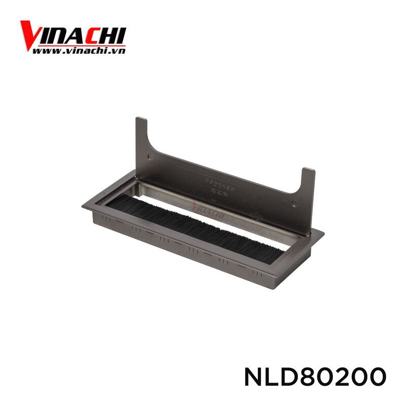 Nắp Luồn Dây Điện Chữ Nhật Nhựa - Nắp Luồn Dây Điện Chữ Nhật Nhựa tạo lỗ luồn dây điện qua mặt bàn dùng cho bàn làm việc