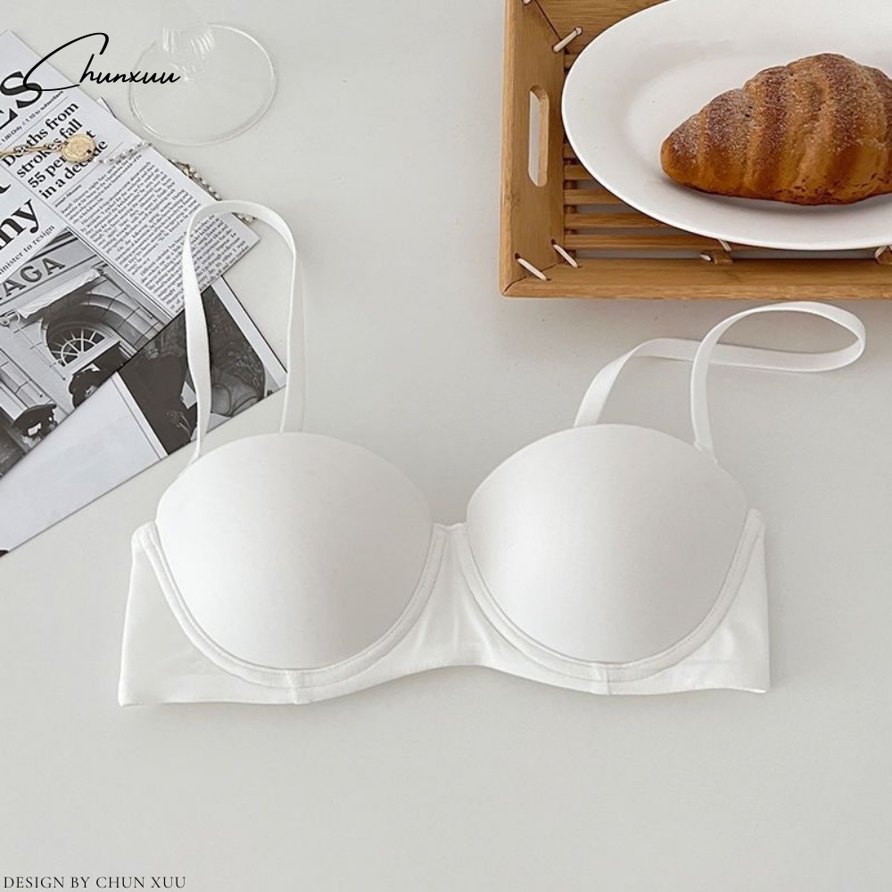 Áo cúp ngực chống tuột, chất vải su mát lạnh đệm dày vừa có gọng nâng đỡ ngực - ChunXuu AV47