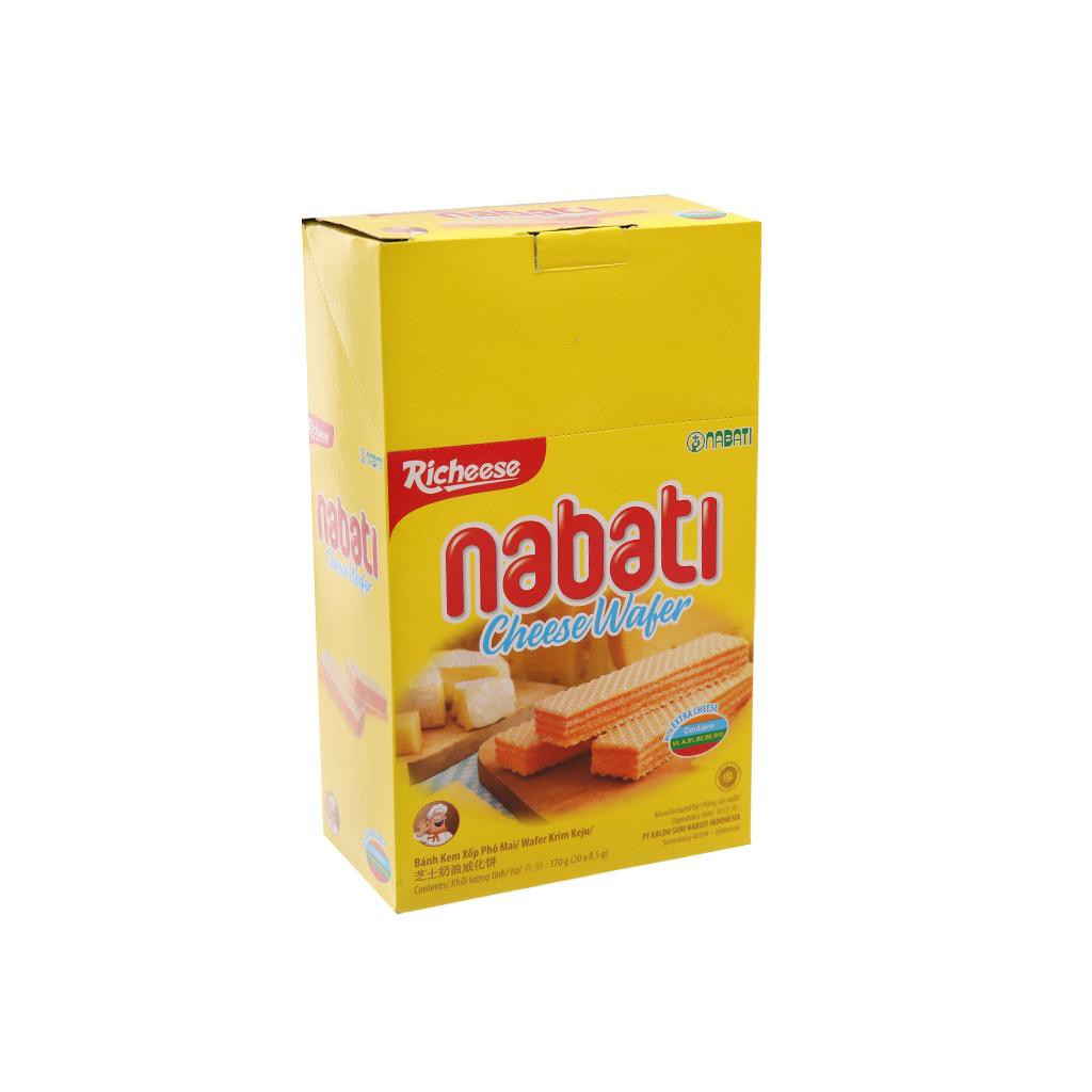 Bánh xốp kẹp phô mai Richcheese Nabati Cheese wafer 170g