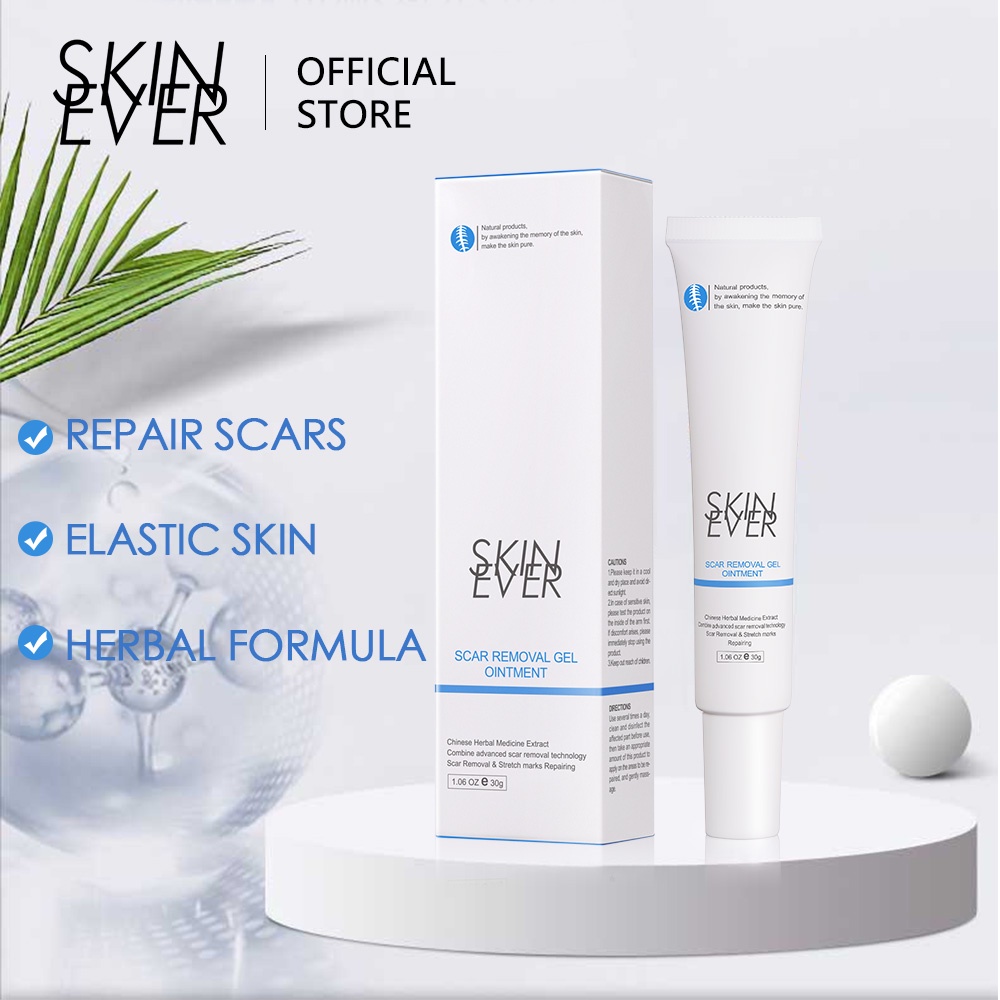 Bộ 2 gel hỗ trợ giảm sẹo SKIN EVER từ thảo dược tự nhiên chất lượng hiệu quả