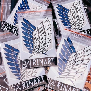 Decal ủi nhiệt Attack On Titan | Logo Sticker Patch in áo ủi trực tiếp lên vải - Rinart.vn