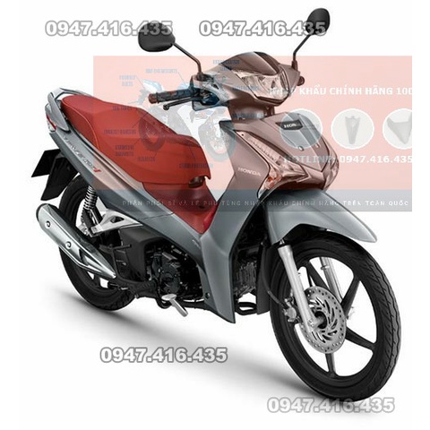 bộ nhựa dàn áo xe Wave 125i, Future led màu xám zin honda thailan indo