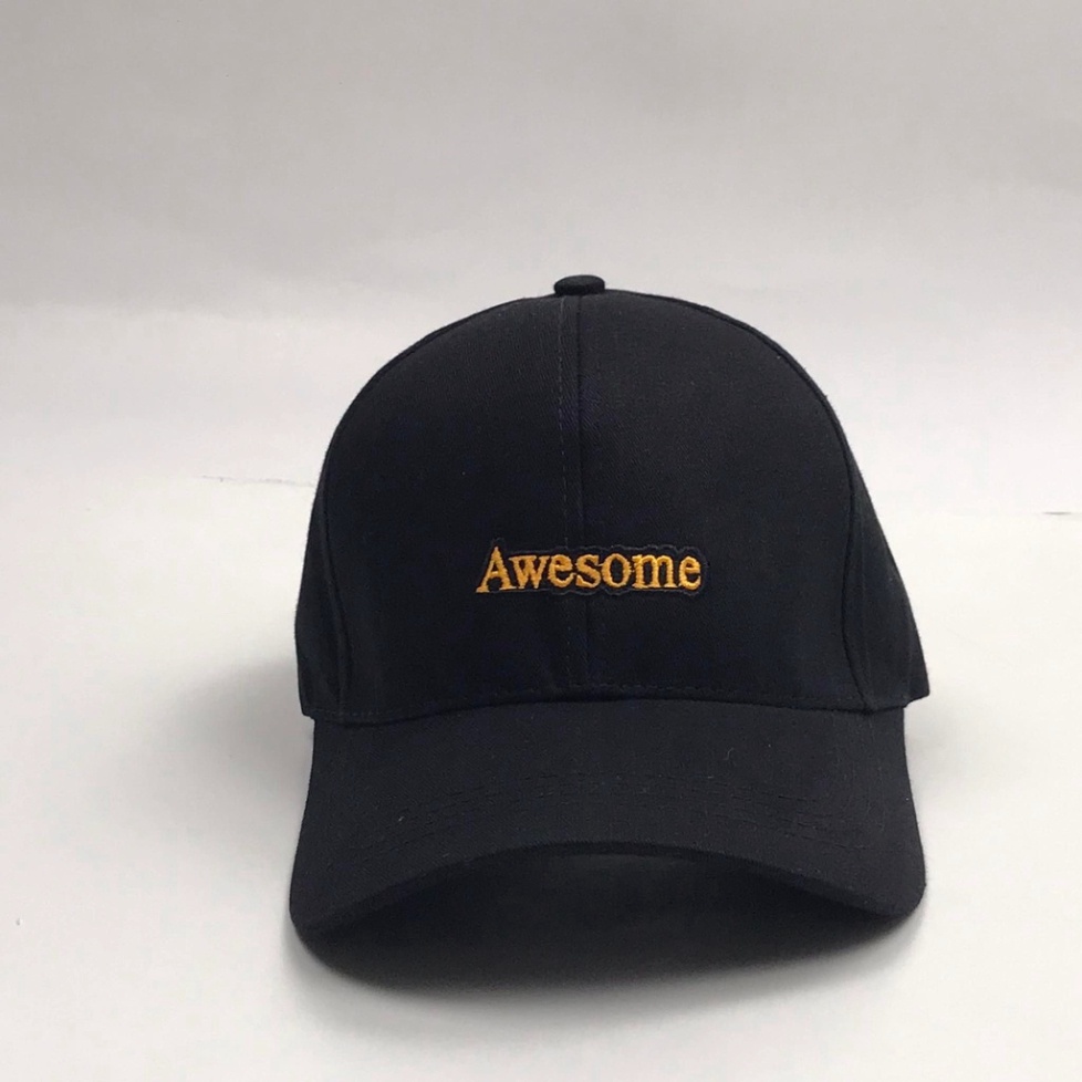 Mũ lưỡi trai thêu hình chữ Awesome Nón kết chất kaki cao cấp form unisex nam nữ K31 MN