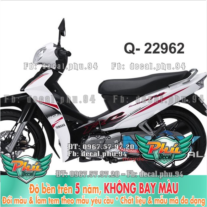 Tem rời Sirius RC 2019 trắng đen -1