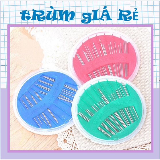 BỘ 24 KIM MAY VÁ - Hôp KIM CHỈ MAY ĐỒ TIỆN LỢI - Sét 24 Cái/bộ Bộ Kim Khâu Tay Tiên Lơi