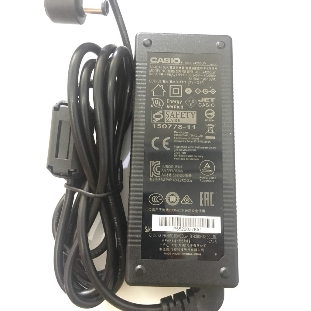 SIÊU RẺ_ Adapter nguồn đàn casio PX-850 PX-830 PX-850BK PX-860 PX-870 24V 2.5A