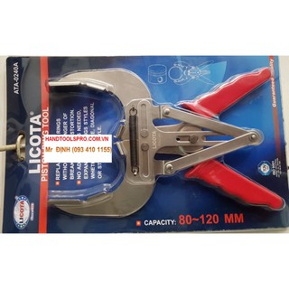 Kìm vô bạc piston cao cấp licota 80 -- 120mm ata-0240a