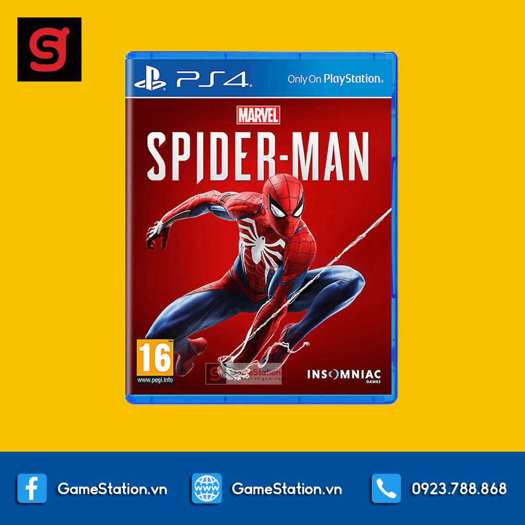 Đĩa Game PS4: Marvel's Spider-Man Cho Máy PS4