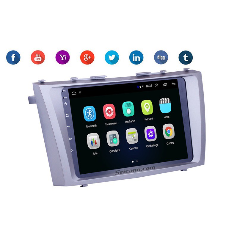 Dưỡng theo xe TOYOTA Camry các đời từ 2006 2007 2008 2009 2010 2011 2012 lắp màn hình android