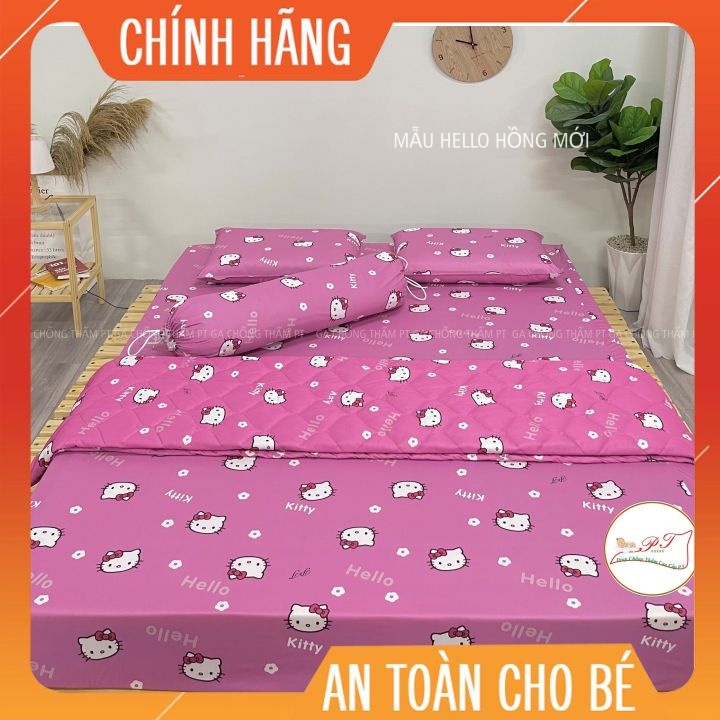 Ga Chống Thấm PT Chính Hãng THUN LỤA SIÊU CẤP, bé tè lau là sạch