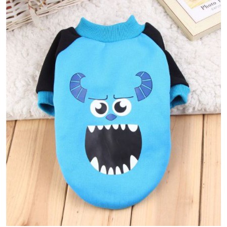 Áo nỉ hình cute dành cho chó mèo thú cưng