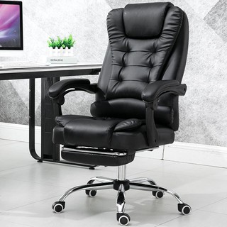 Ghế Da Có Để Chân Kèm Massage Lưng - Ghế Giám Đốc Bọc Da - Ghế Văn Phòng