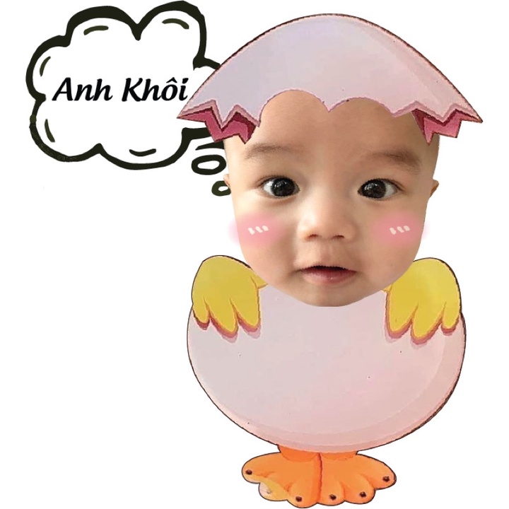 Hình chibi sinh nhật  cao 25cm, thiết kế chibi sinh nhật cho bé trang trí tiệc sinh nhật