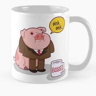 Ly Cốc có quai hình chú lợn cute Gravity Falls Waddles