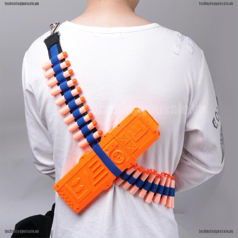 [😎😎Tech] Bandolier Shoulder Strap Darts Ammo Storage For Nerf N-strike Blasters Toy Gun [VN]